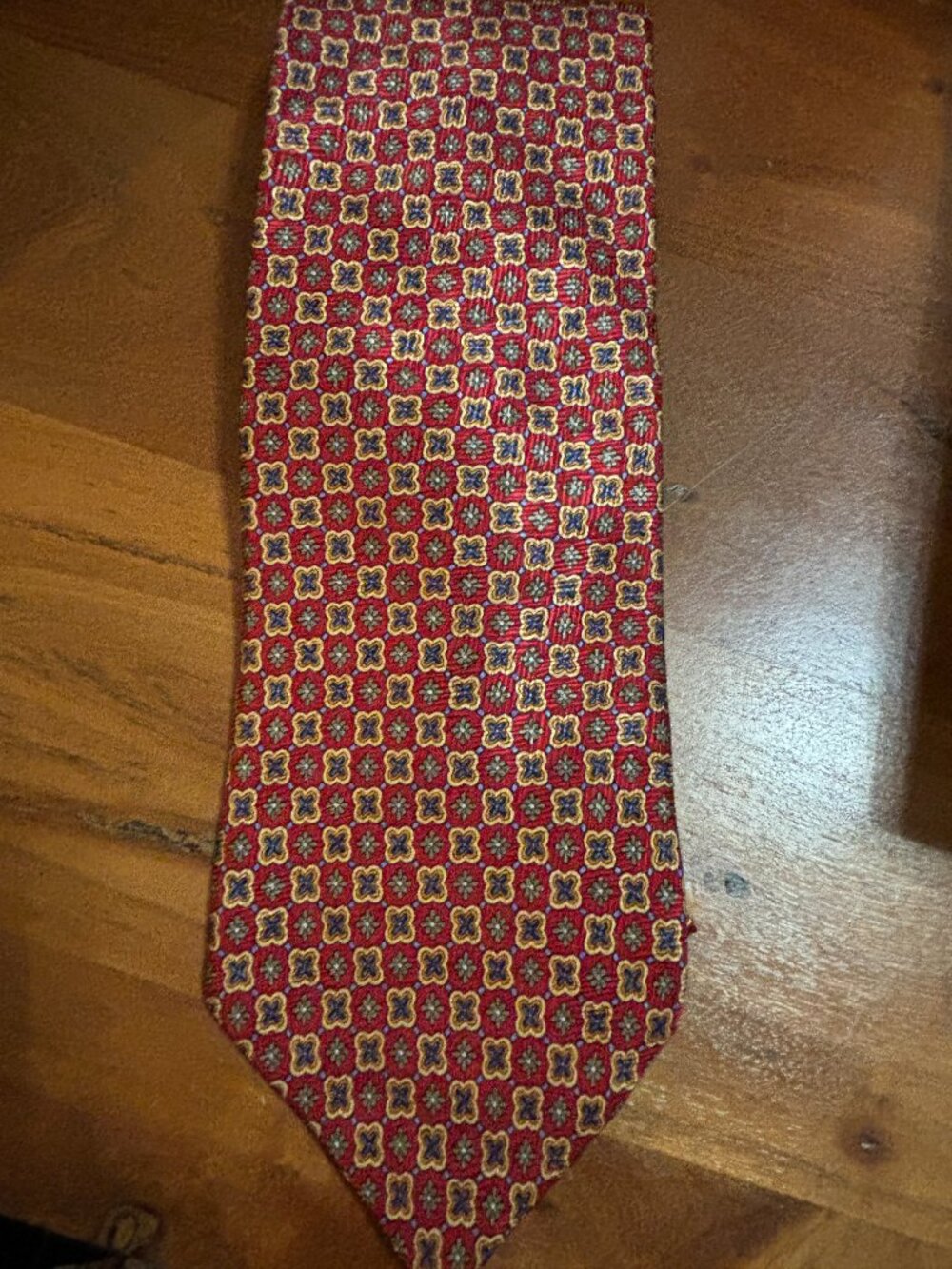 Nordstrom J.Z. Richards Men's Tie, Red/Yellow Geometric Design